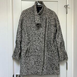 Madewell City Grid Coat in Tweed